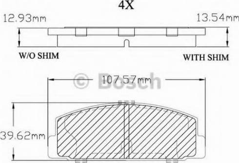 BOSCH F 03B 150 012 - Jarrupala, levyjarru inparts.fi