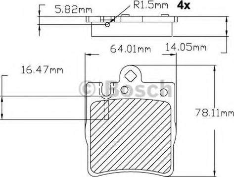 BOSCH F 03B 150 088 - Jarrupala, levyjarru inparts.fi