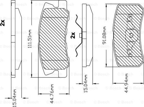 BOSCH F 03B 150 087 - Jarrupala, levyjarru inparts.fi