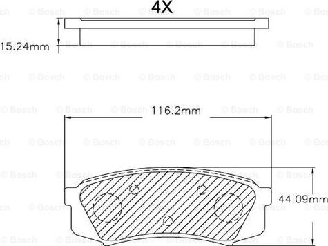 BOSCH F 03B 150 032 - Jarrupala, levyjarru inparts.fi