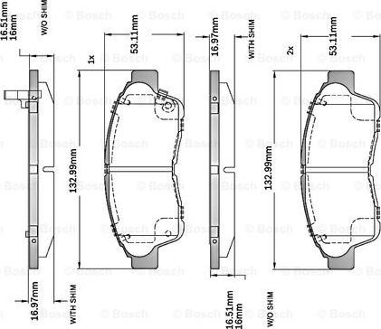 BOSCH F 03B 150 023 - Jarrupala, levyjarru inparts.fi