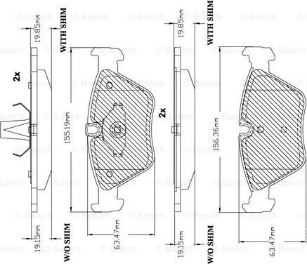 BOSCH F 03B 150 112 - Jarrupala, levyjarru inparts.fi