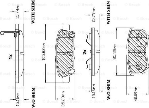 BOSCH F 03B 150 139 - Jarrupala, levyjarru inparts.fi