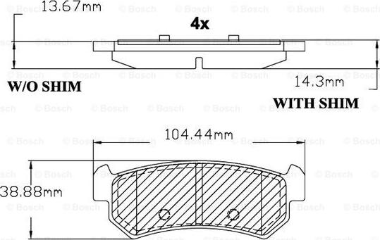 BOSCH F 03B 150 138 - Jarrupala, levyjarru inparts.fi