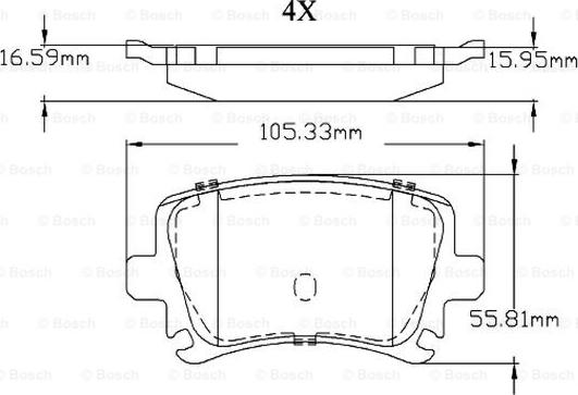 BOSCH F 03B 150 364 - Jarrupala, levyjarru inparts.fi