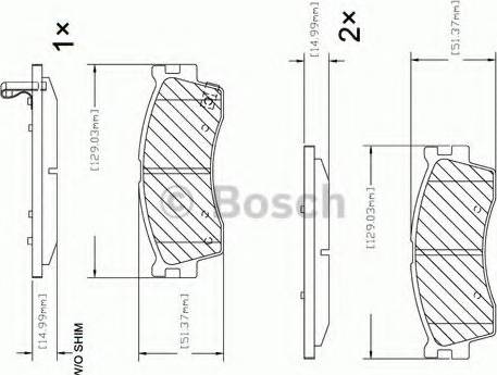 BOSCH F 03B 150 310 - Jarrupala, levyjarru inparts.fi