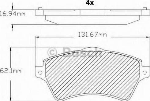 BOSCH F 03B 150 318 - Jarrupala, levyjarru inparts.fi