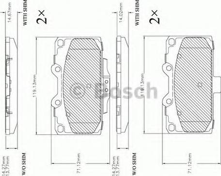 BOSCH F 03B 150 384 - Jarrupala, levyjarru inparts.fi