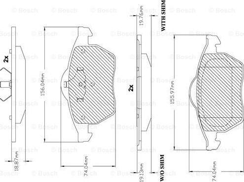 BOSCH F 03B 150 241 - Jarrupala, levyjarru inparts.fi