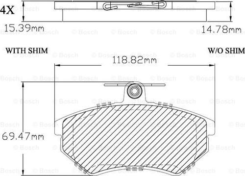 BOSCH F 03B 150 268 - Jarrupala, levyjarru inparts.fi