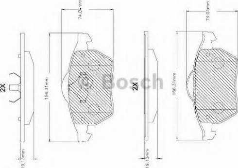 BOSCH F 03B 150 263 - Jarrupala, levyjarru inparts.fi