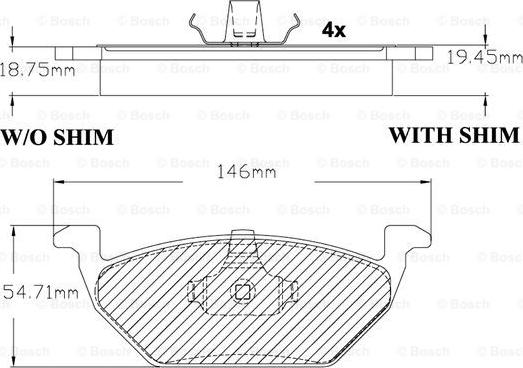 BOSCH F 03B 150 284 - Jarrupala, levyjarru inparts.fi