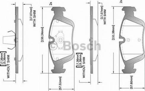 BOSCH F 03B 150 287 - Jarrupala, levyjarru inparts.fi