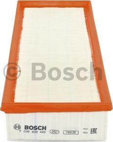 BOSCH F 026 400 449 - Ilmansuodatin inparts.fi