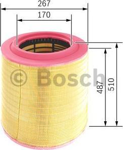 BOSCH F 026 400 483 - Ilmansuodatin inparts.fi