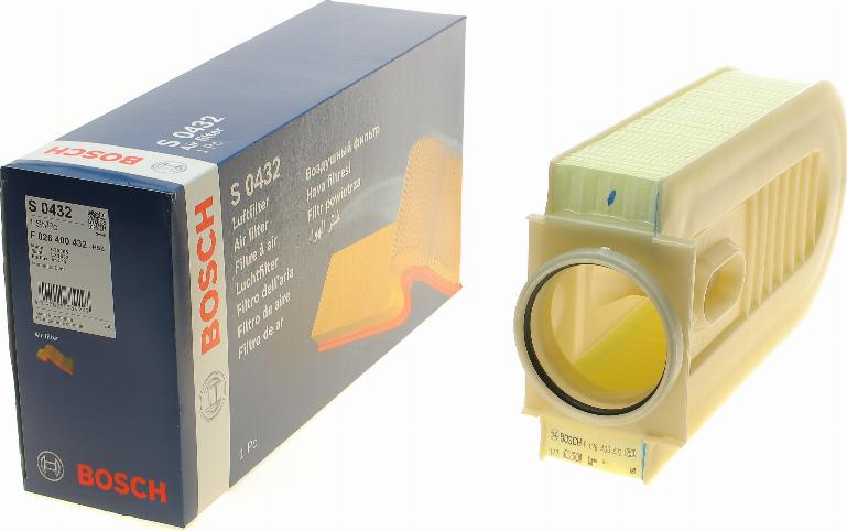 BOSCH F 026 400 432 - Ilmansuodatin inparts.fi