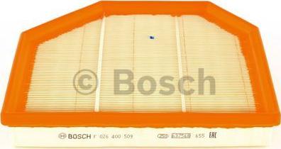 BOSCH F 026 400 509 - Ilmansuodatin inparts.fi