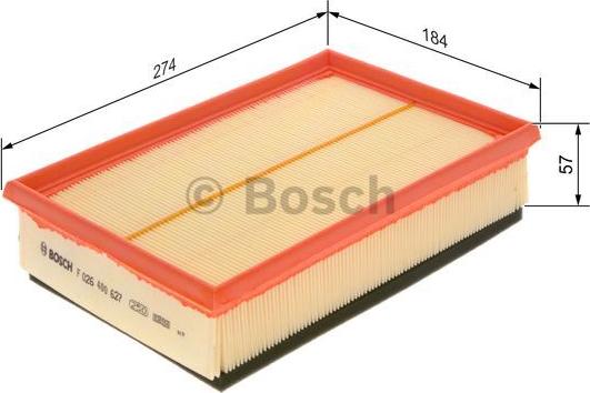 BOSCH F 026 400 627 - Ilmansuodatin inparts.fi