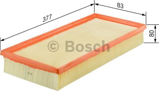 BOSCH F 026 400 051 - Ilmansuodatin inparts.fi