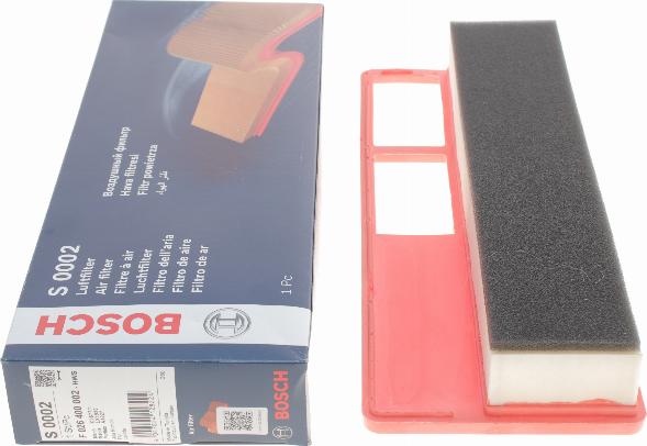 BOSCH F 026 400 002 - Ilmansuodatin inparts.fi