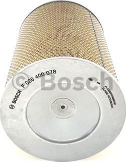 BOSCH F 026 400 078 - Ilmansuodatin inparts.fi