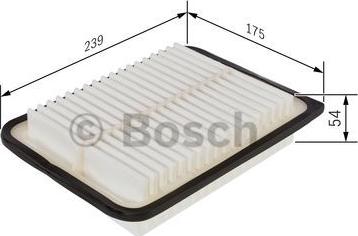 BOSCH F 026 400 114 - Ilmansuodatin inparts.fi