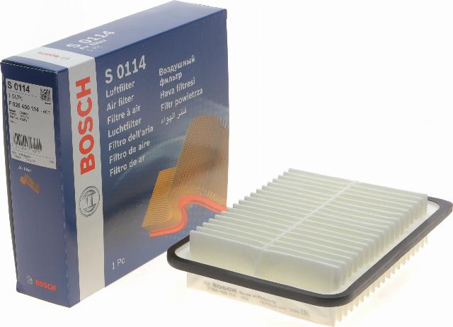 BOSCH F 026 400 114 - Ilmansuodatin inparts.fi