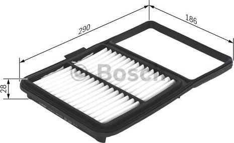 BOSCH F 026 400 170 - Ilmansuodatin inparts.fi