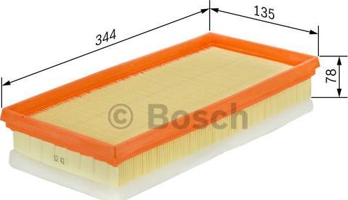 BOSCH F 026 400 172 - Ilmansuodatin inparts.fi