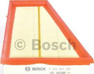 BOSCH F 026 400 380 - Ilmansuodatin inparts.fi