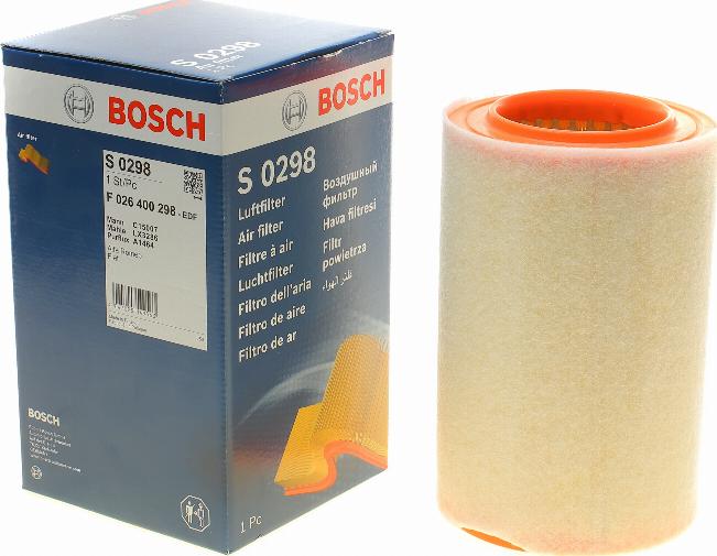 BOSCH F 026 400 298 - Ilmansuodatin inparts.fi