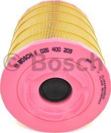 BOSCH F 026 400 209 - Ilmansuodatin inparts.fi