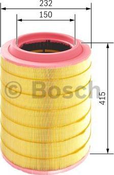 BOSCH F 026 400 211 - Ilmansuodatin inparts.fi