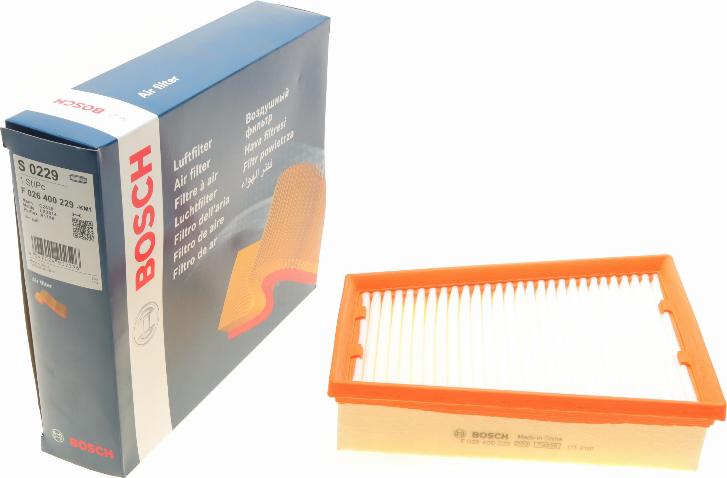 BOSCH F 026 400 229 - Ilmansuodatin inparts.fi