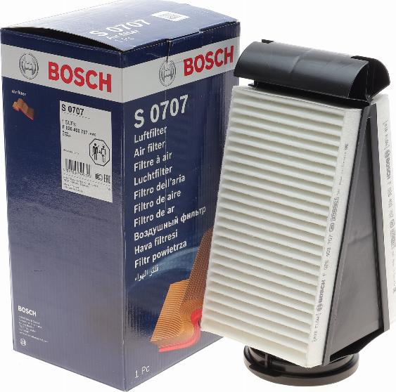 BOSCH F 026 400 707 - Ilmansuodatin inparts.fi