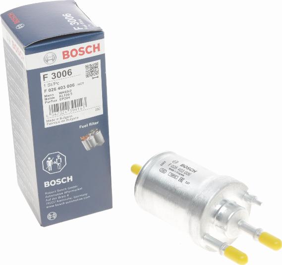 BOSCH F 026 403 006 - Polttoainesuodatin inparts.fi