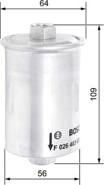 BOSCH F 026 403 033 - Polttoainesuodatin inparts.fi