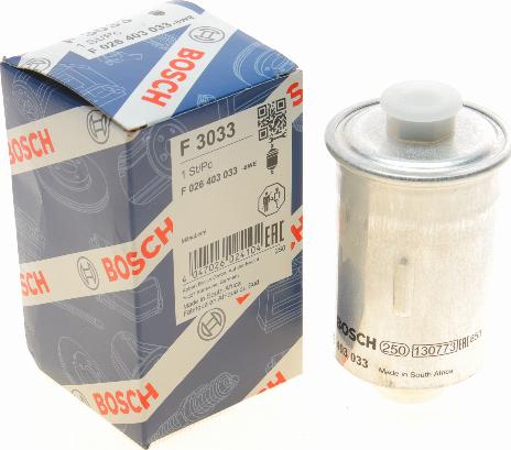 BOSCH F.026.403.033 - Polttoainesuodatin inparts.fi