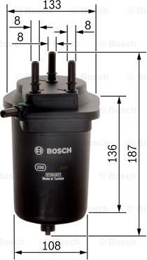 BOSCH F 026 402 090 - Polttoainesuodatin inparts.fi