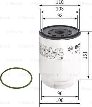 BOSCH F 026 402 039 - Polttoainesuodatin inparts.fi