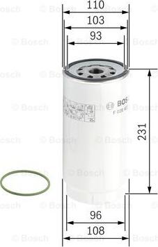 BOSCH F 026 402 038 - Polttoainesuodatin inparts.fi