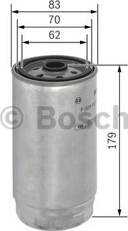 BOSCH F 026 402 071 - Polttoainesuodatin inparts.fi