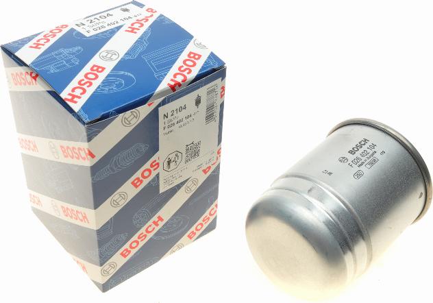 BOSCH F 026 402 104 - Polttoainesuodatin inparts.fi