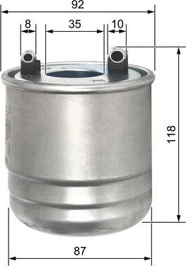 BOSCH F 026 402 103 - Polttoainesuodatin inparts.fi