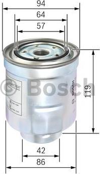 BOSCH F 026 402 110 - Polttoainesuodatin inparts.fi