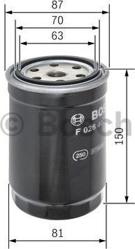 BOSCH F 026 402 127 - Polttoainesuodatin inparts.fi