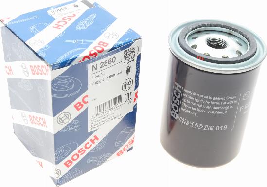 BOSCH F 026 402 860 - Polttoainesuodatin inparts.fi