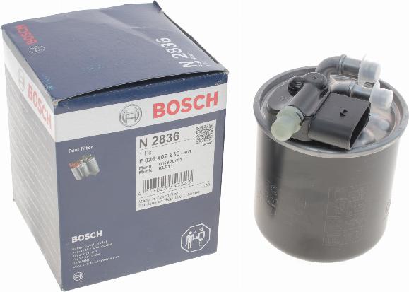 BOSCH F 026 402 836 - Polttoainesuodatin inparts.fi