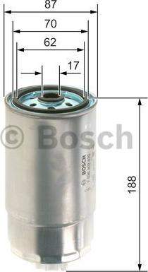 BOSCH F 026 402 826 - Polttoainesuodatin inparts.fi