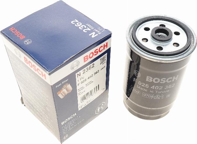 BOSCH F 026 402 362 - Polttoainesuodatin inparts.fi